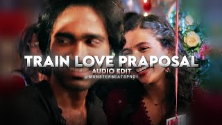 TRAIN LOVE PRAPOSAL BGM - DUDE  [ Slowed ] - PRADEEP RANGANATHAN | SAI ABHAYANKAR  [edit audio]