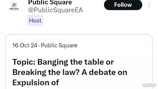 Topic: Banging the table or Breaking the law? A debate on Expulsion of Attorney General Kiryowa screenshot 5