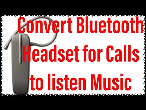 Video: Hoe Om Na Musiek Te Luister Via 'n Bluetooth-headset