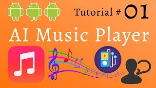 Android Music Player App Tutorial 01 - AI Music Player App - Music using Voice Enabled Commands screenshot 2