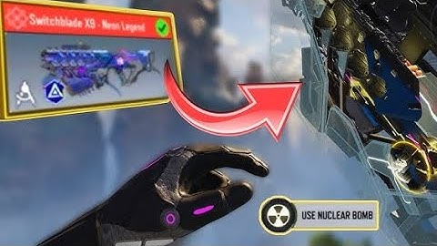 Mythic SwitchBlade X9 Neon Legend Nuke ☢️ |Legendary Rank | ​#codm