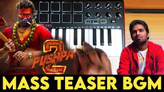 Pushpa 2 - The Rule Mass Teaser Bgm By Raj Bharath | Allu Arjun | Sukumar | Dsp