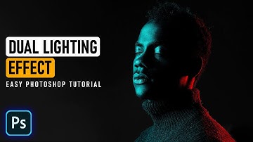 Dual lighting effect | Photoshop tutorial for beginners
