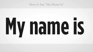 How to Say "My Name Is" | Mandarin Chinese