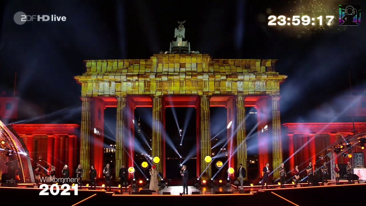 Jahreswechsel 2020-2021 (Feuerwerk) | Willkommen 2021 | Silvester am Brandenburger  Tor - YouTube