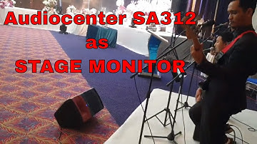 Snippet of Audiocenter SA312 as Stage Monitor