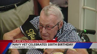 World War II veteran celebrates 100th birthday