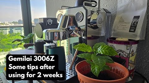 Gemilai 3006Z | Preinfusion Setting & Tips | After 2 weeks of usage