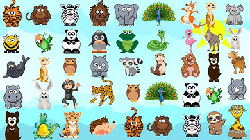 Zoo Animal Sounds Song For Kids  A0312 | Nursery Rhymes | Animals Song