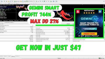 GEMINI AI SMART TRADER PRO EA V2 MT4 Review & 99% OFF Deal | EA99Store Forex Expert Advisor