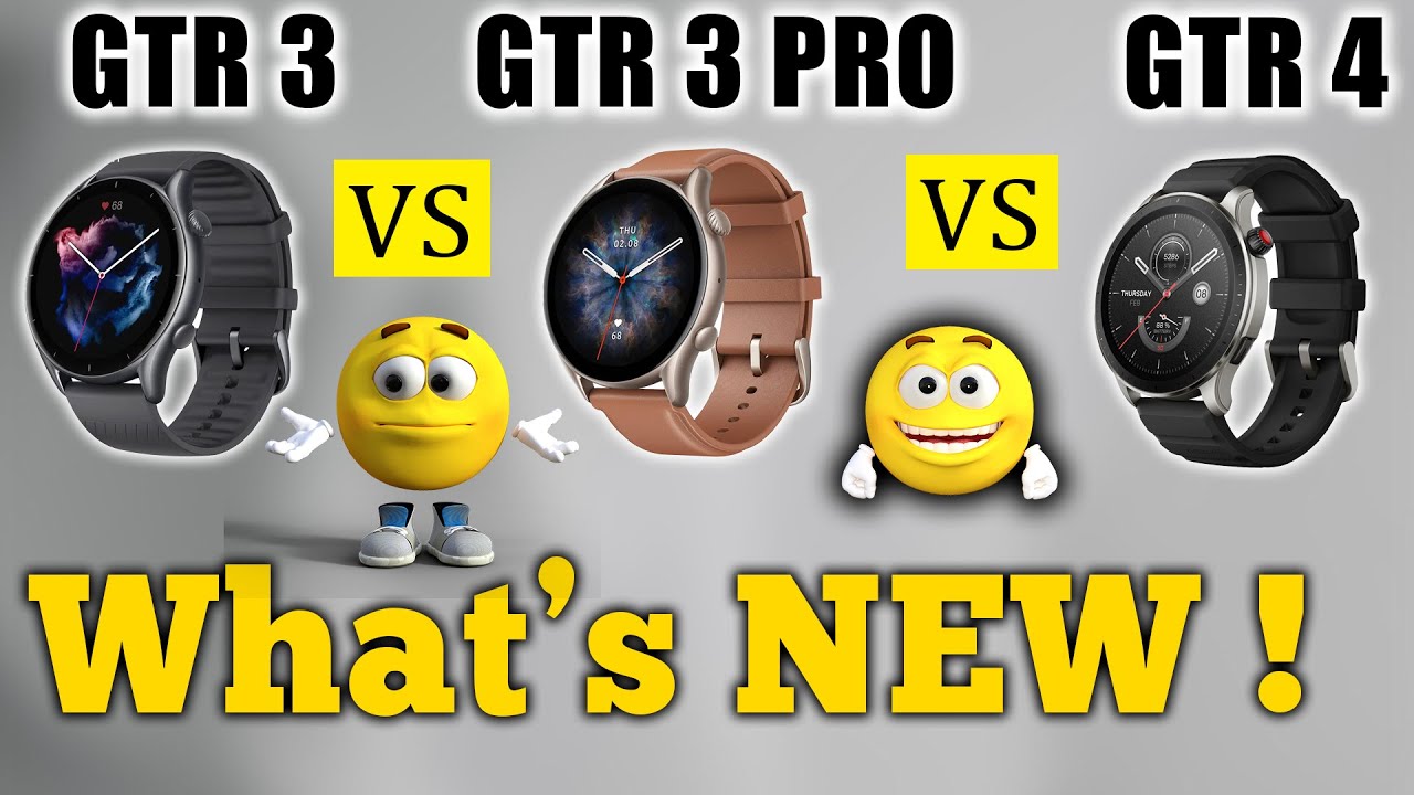 Amazfit GTR 3 VS GTR 3 Pro Vs GTR 4 Comparison 🤯 Biggest Feature Update  Yet? 