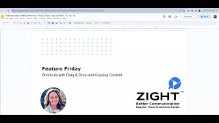 Feature Friday | Shortcuts with drag & drop and copy content