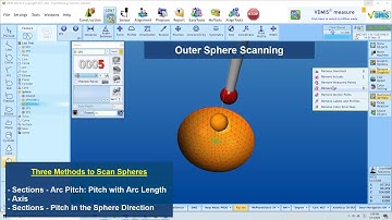 VDMIS CMM Software - How to scan spheres with Renishaw SP25