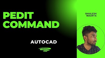 PEDIT Command in AutoCAD | AutoCAD Beginner Guide | AutoCAD Tutorial