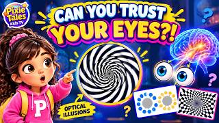 Why Does Your Brain Trick Your Eyes 👀🤯 #Shorts