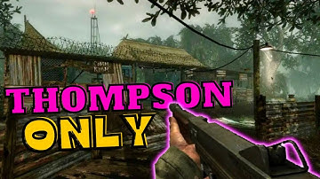 Thompson ONLY on Shi No Numa… | World at War Zombies Challenges