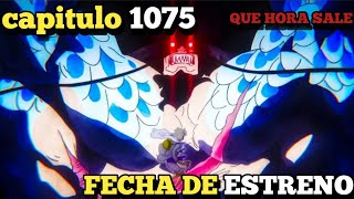 Anime de One Piece: horario y dónde ver el episodio 1075