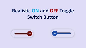 Realistic ON and OFF Toggle Switch Button | HTML CSS only | Dynamic Coding With Amit
