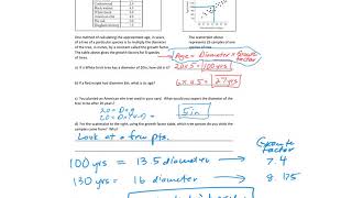 Algebra 2 CP 11-1 Supp 1 Worksheet Answers