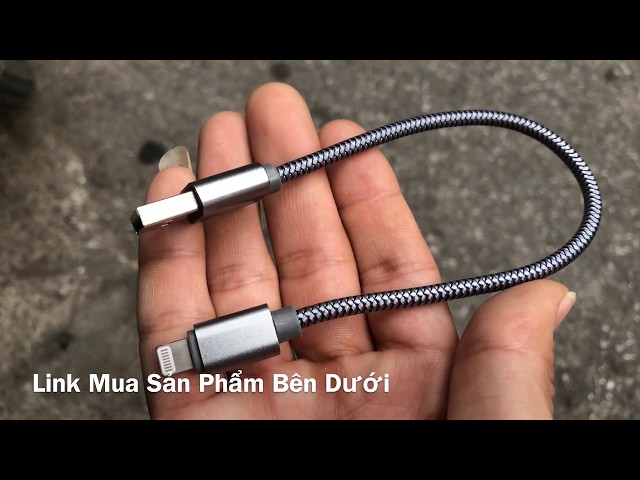 Cáp Sạc iPhone Lightning Ngắn 25Cm Siêu Bền Siêu Rẻ [ iMeo ]