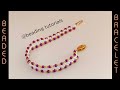 simple pattern for bracelet making. bead bracelet tutorial