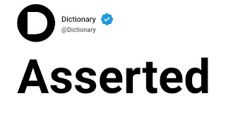 Famous Asserted Meaning In English Wealth