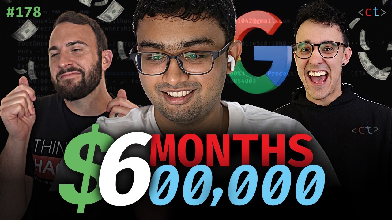 $600k in 6 months - BruteCat's Google Hacking Story (Ep. 178)