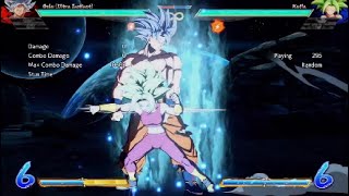 [Dbfz] UI Goku dodge solo tod