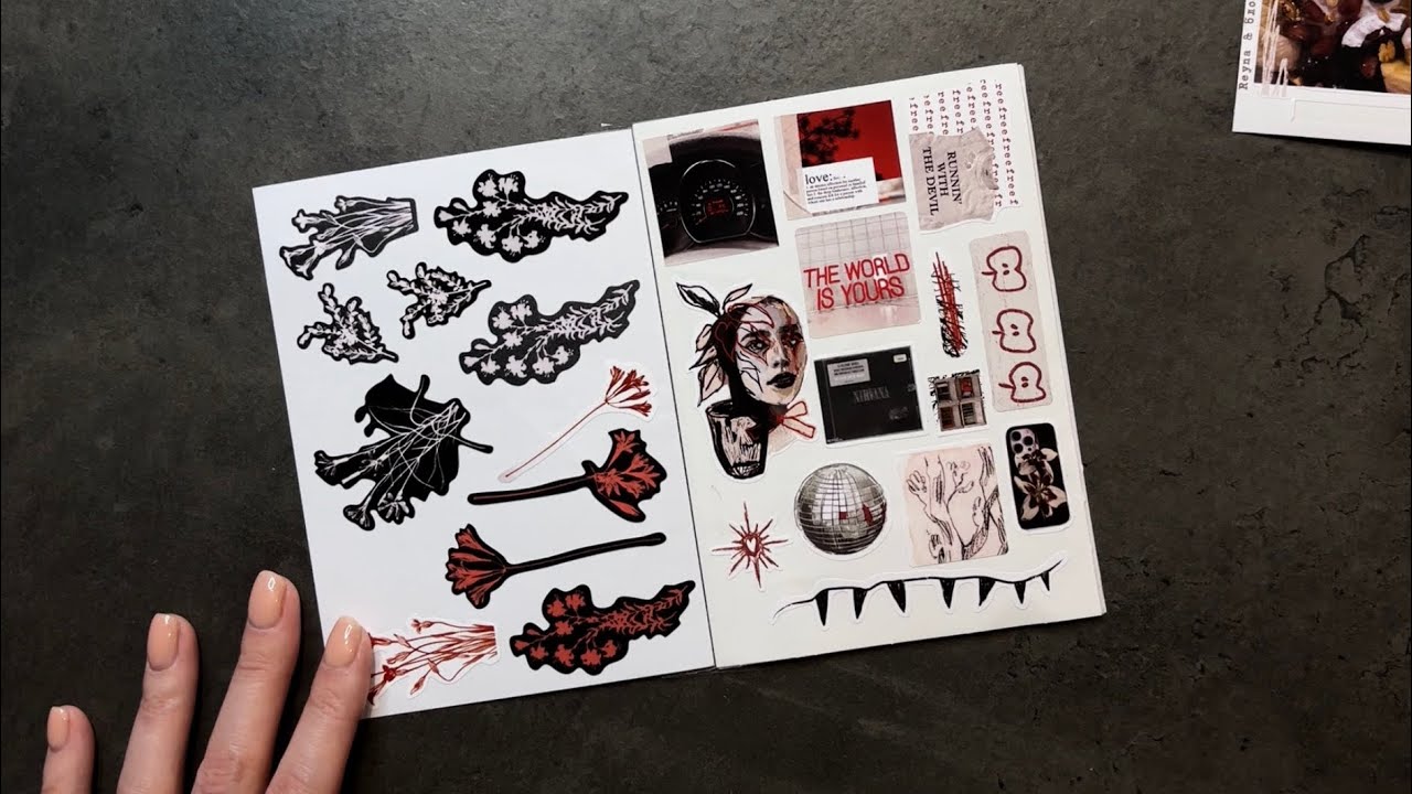 хранение стикеров, делаю альбом для наклеек из старых стикерпаков