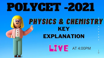 POLYCET -2021 QUETION PAPER KEY EXPLANATION # RK & SANGEETHA DESHPAK