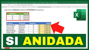🔴Ejemplo de la Función SI en Excel con 3 Condiciones (Función SI ANIDADA en Excel)