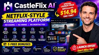 Make a Netflix Clone with AI for $14 94 — CastleFlix AI Honest Review
