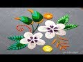 Twin White Embroidery Flowers,Hand Embroidery Online Class,Cute Embroidery Designs-103, #Miss_A