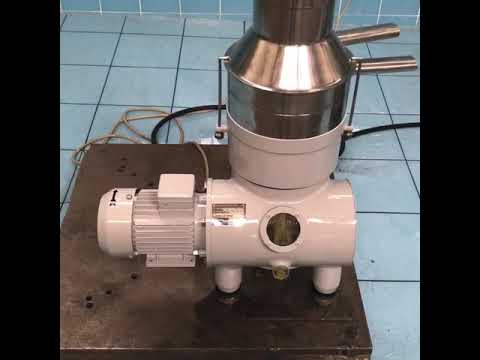 Тестовая работа сепаратора РОТОР-ОС-500