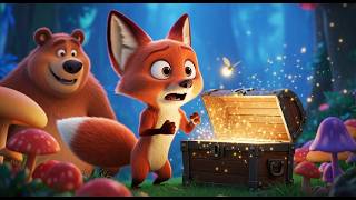 Milo the Fox and the Invisible Treasure 🦊 | Magical Kids Adventure Story | 3D Animation