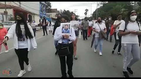 Familiares y amigos de Alberto Castan marchan en C...