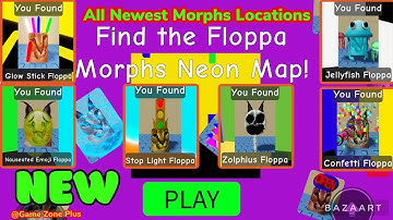 GET ALL 6 NEWEST MORPHS IN NEON MAP. FIND THE FLOPPA MORPHS #roblox #findthefloppamorphs