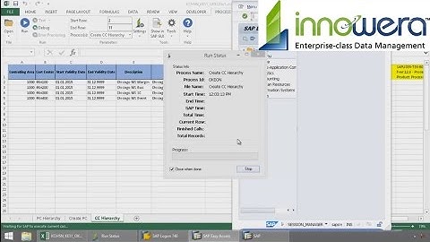 OKEON - Change Standard Hierarchy From Excel