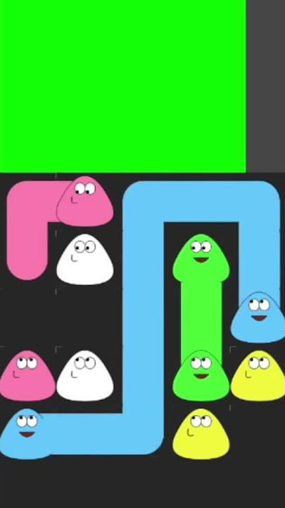 Drawing Pipes to Save Cute Aliens! Pou Connect Gameplay!