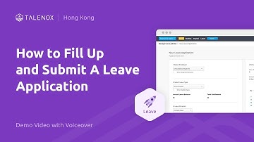 05 How to Apply For Leave - Hong Kong Demo Video with Voiceover | Talenox