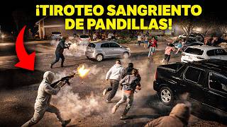FIESTA en la calle termina en BRUTAL tiroteo entre PANDILLAS | Captado en Cámara