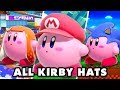 Super Smash Bros Ultimate - All Kirby Hats and Special Attacks!