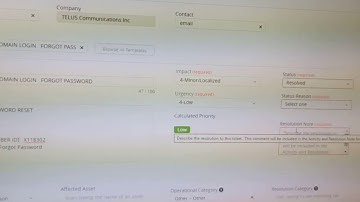 RESOLVED ticket creation with ITSM