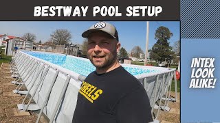 Bestway Above Ground Pool Setup From Costco