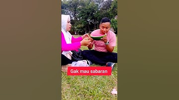lagi enak makan semangka malah direbut #funny #lucu