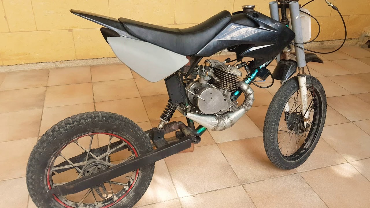 Homemade Twin Engine Motorized Bike!! YouTube