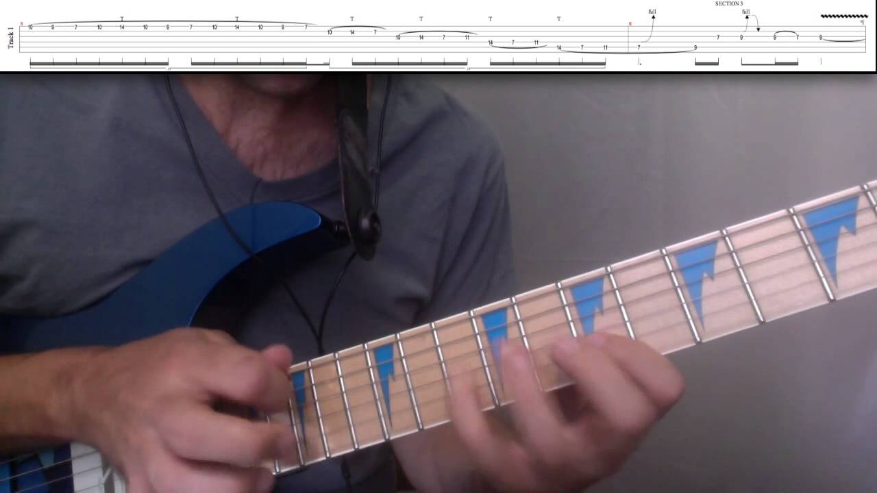 Guitar Solo Lesson "Jump" YouTube