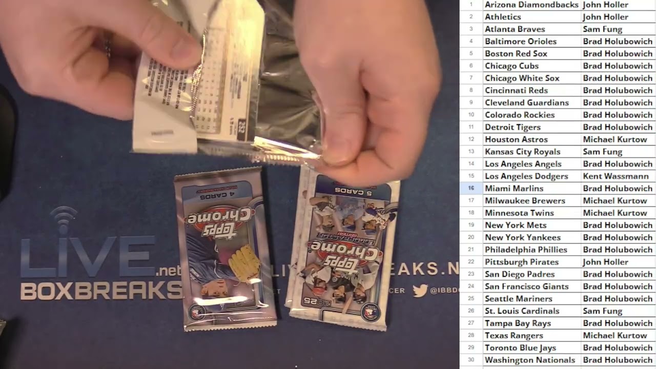 2025 Topps Chrome Baseball Logofractor Box Break #6 LBB