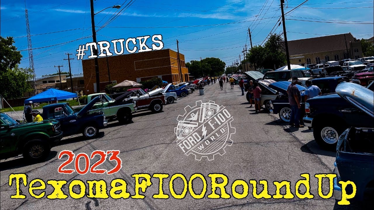 Texoma F100 Round up Collection of Trucks and Bronco's 