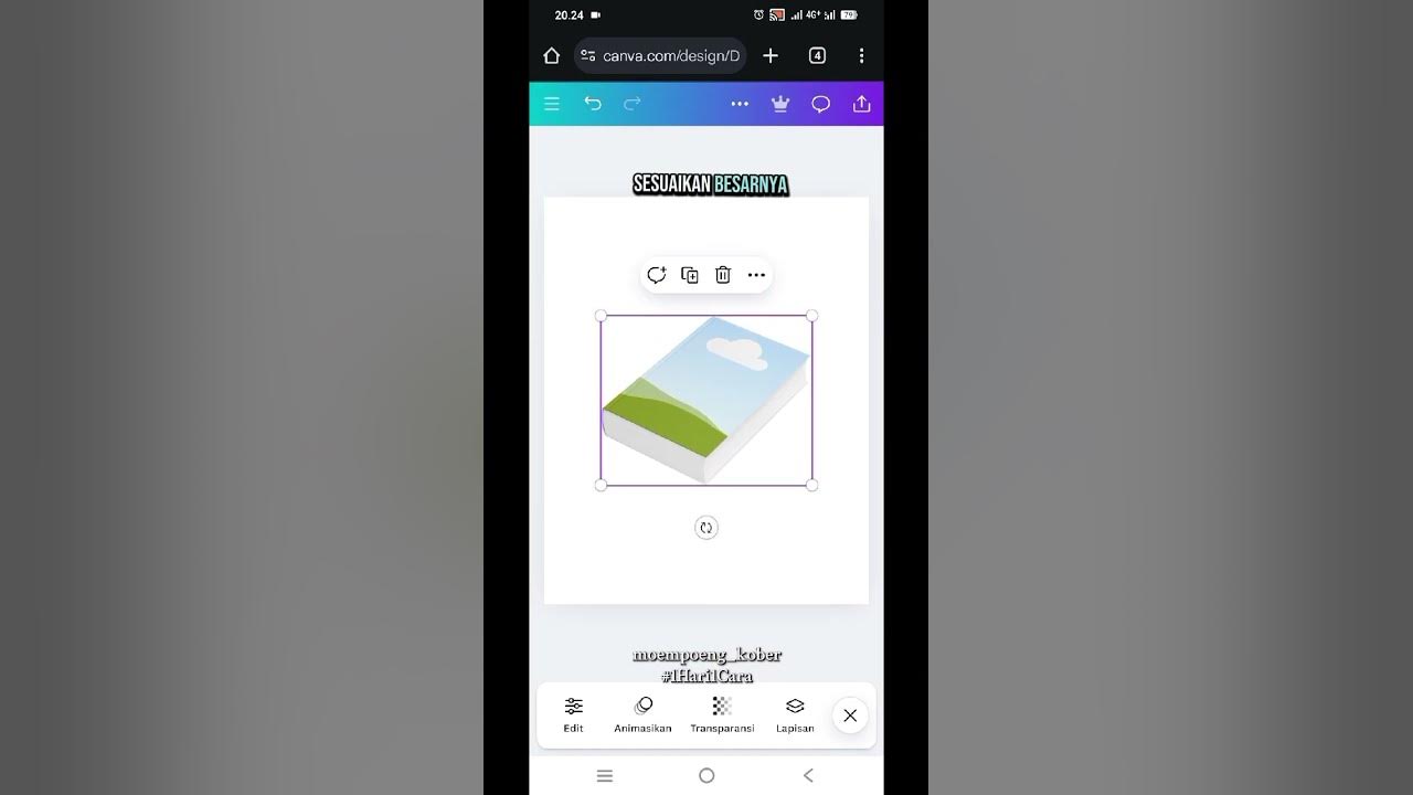 Cara buat mockup buku di Canva #tutorial #howtodesignattractivepostincanva #canvatutorial